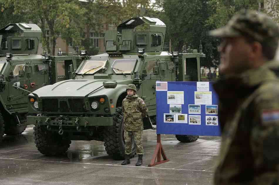 Вооруженные силы Хорватии получили б/у бронеавтомобили типа MRAP