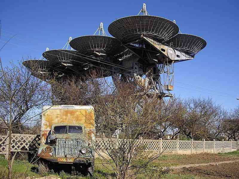 Крымский радиотелескоп и комплекс «Плутон»