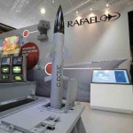 Стенд израильской компании Rafael Advanced Defense Systems, разработчика противоракетного комплекса "Железный купол" (Iron Dome)