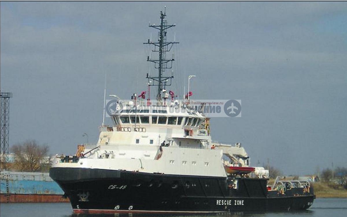 Аварийно-спасательное судно СБ-45 проекта 22870