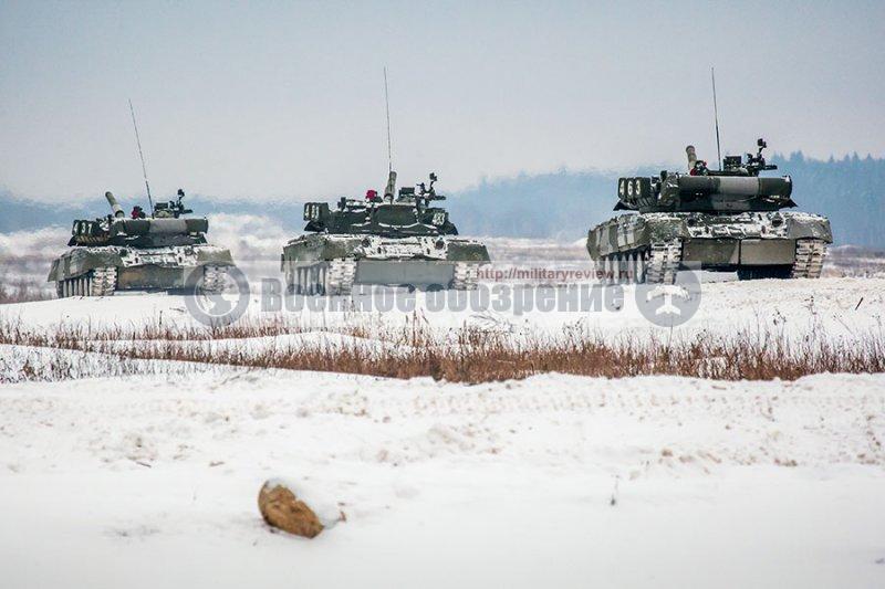 Танки Т-80У Кантемировской танковой дивизии