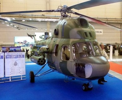 В Украине показали ударную модификацию вертолета Ми-2МСБ-В