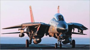 F-14D «Бомбкэт» на палубе авианосца