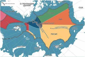 притязания стран на арктический шельф
