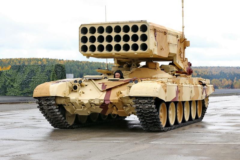 Ирак освоит тяжелые огнеметные системы ТОС-1А на шасси танка Т-90