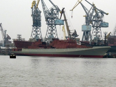 В России спущен на воду новый фрегат Адмирал Бутаков