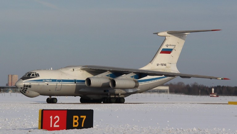 В Жуковском впервые взлетел военно-транспортный самолет Ил-76МД-М
