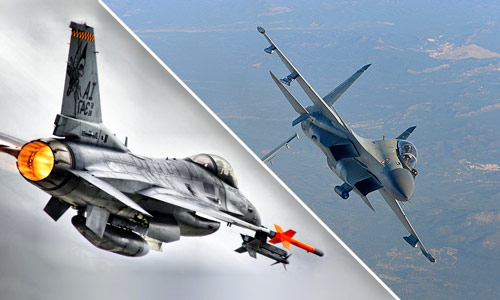 Су-30МКИ и F-16 сравнение