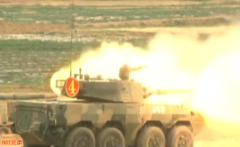 Китайская машина огневой поддержки ZTL-09 уничтожила танк
