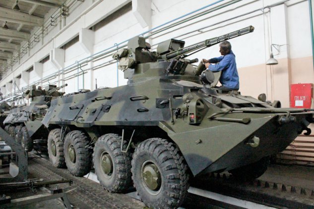 Киевский бронетанковый завод продемонстрировал возможности БТР-3