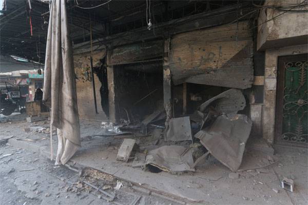 Историческая часть Дамаска подверглась ракетному обстрелу боевиков