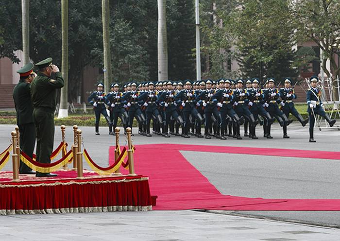 Россия и Вьетнам подготовили план совместных военных учений до 2020 года