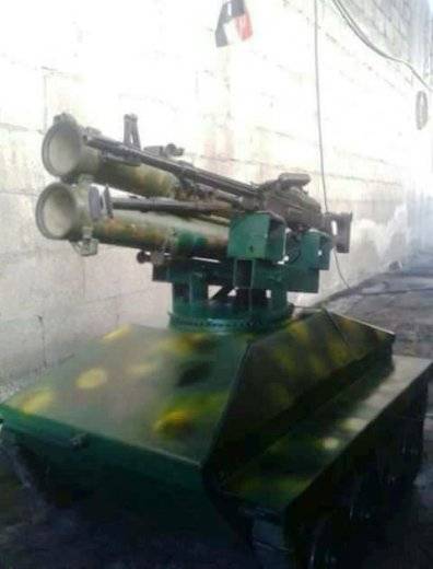 В Сирии испытан боевой роботизированный комплекс