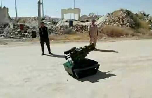 В Сирии испытан боевой роботизированный комплекс