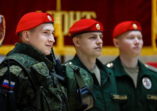 В Северной Осетии состоялся первый выпуск военных полицейских