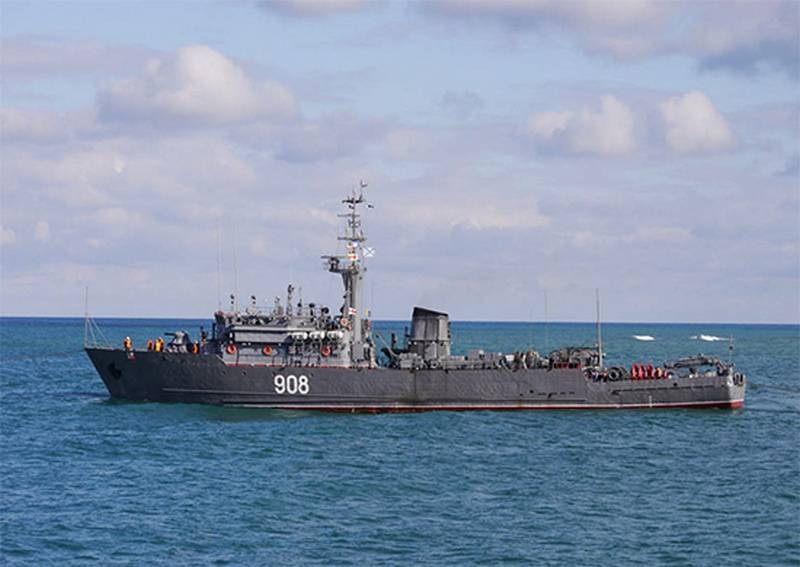 Морской тральщик ЧФ «Вице-адмирал Захарьин» вошёл в состав постоянного соединения ВМФ в Средиземном море