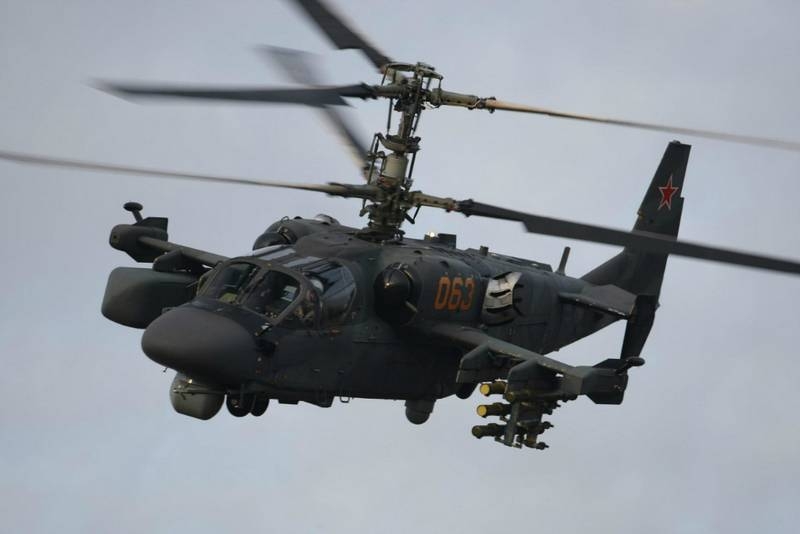 Два звена новых вертолетов Ка-52 поступили в авиаполк в Смоленской области