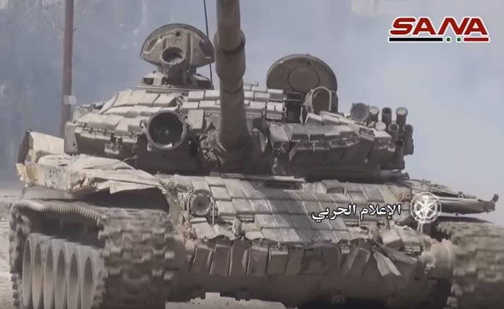 Под Дамаском замечены танки с тепловизионными прицелами Viper