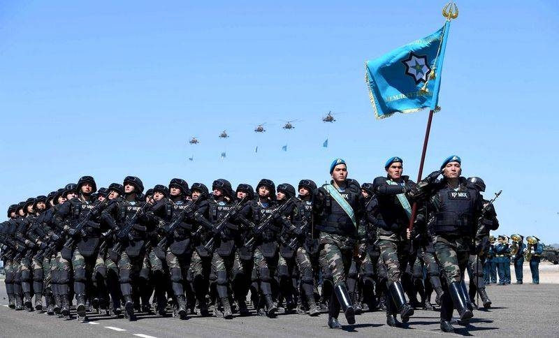 К "Дню защитника Отечества". В Казахстане прошел боевой парад