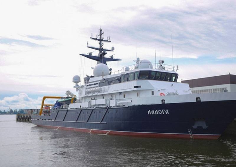 Второе опытовое судно проекта 11982 "Ладога" вышло на заводские испытания