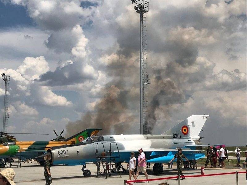 Истребитель МиГ-21 румынских ВВС рухнул на юге Румынии
