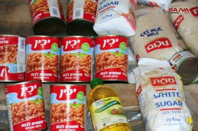 В Кунейтре нашли  оружие, боеприпасы и продукты из США и Израиля