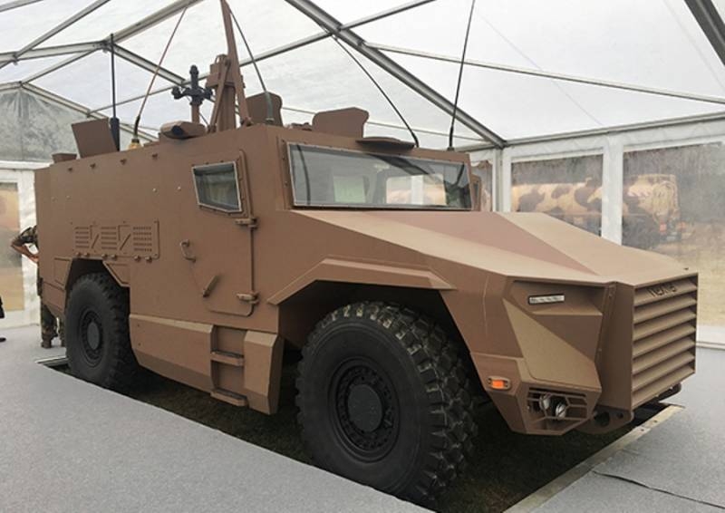 Во Франции представлена новая бронемашина Serval