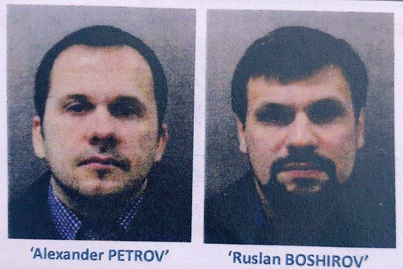 Британия назвала имена якобы причастных к отравлению Скрипалей россиян
