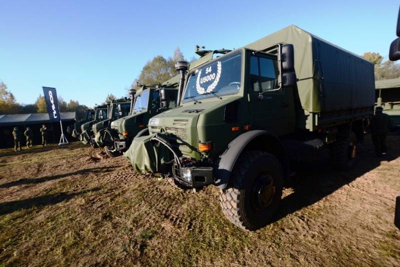 ВС Литвы получили очередную партию германских грузовиков