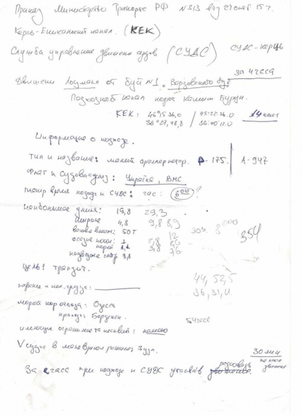 Опубликованы данные трофейных документов с катеров ВМС Украины