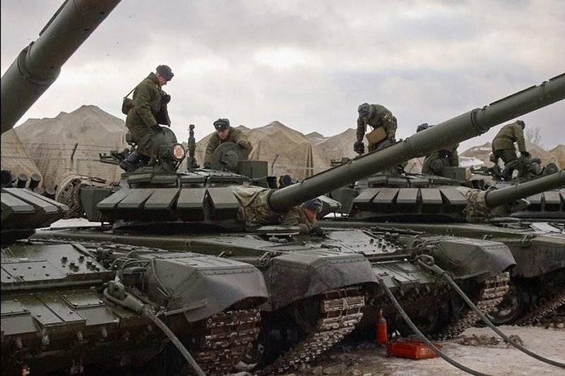 Партия новых танков Т-72Б3 поступила в Омский инженерный институт