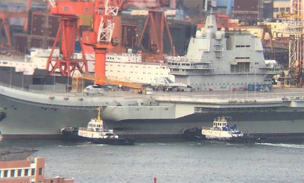 Авианосец ВМС Китая "Ляонин" после модернизации вышел в море
