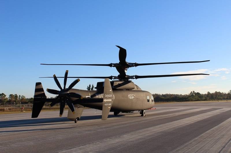 В США показали прототип нового скоростного вертолета SB 1 Defiant