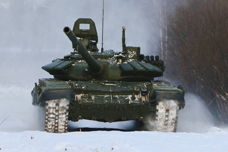 Партия модернизированных танков Т-72Б3 поступила в общевойсковую армию ЗВО