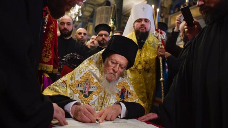 Варфоломей дал название новой украинской церкви