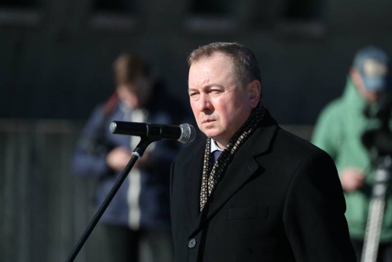 Глава МИД Белоруссии призвал Россию перестать заниматься болтовнёй