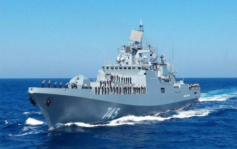 Ракетный фрегат ЧФ "Адмирал Григорович" закончил плановый ремонт