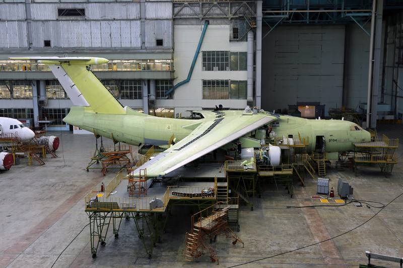 Автоматизированную линию сборки самолетов Ил-76МД-90А запустят летом