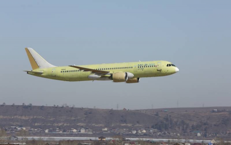 Третий авиалайнер МС-21-300 присоединился к лётным испытаниям