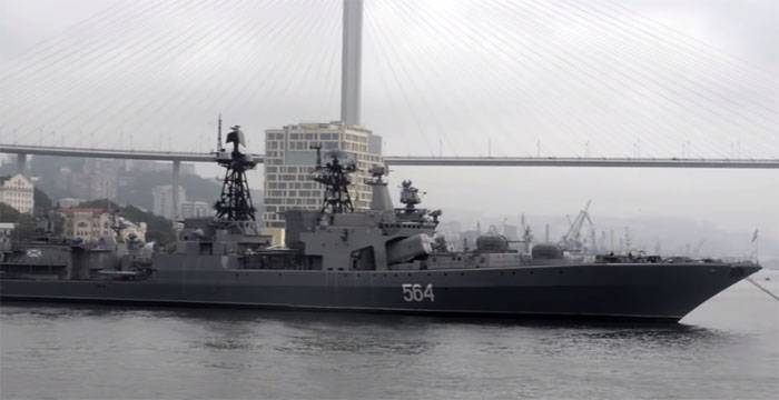БПК ТОФ совместно с кораблями ВМС Китая отработают уничтожение субмарин