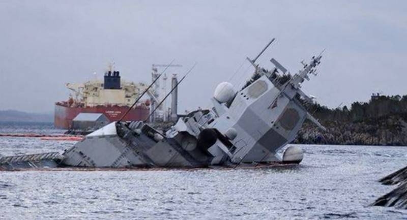 Поднятый со дна фрегат Helge Ingstad скорее всего отправят на запчасти