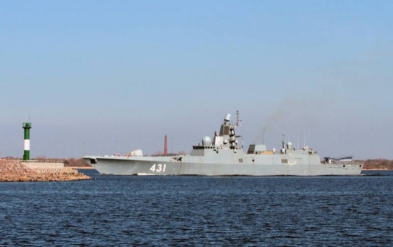 Фрегат "Адмирал Касатонов" продолжает очередной этап ходовых испытаний