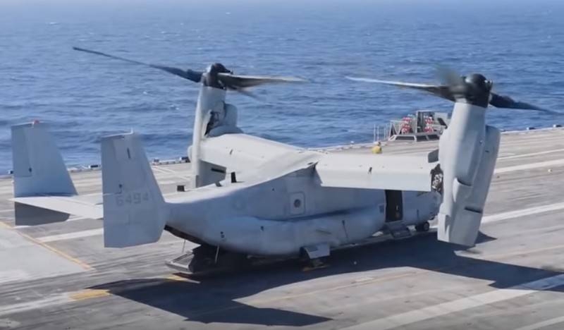 Конвертопланы MV-22 Osprey КМП США оснастят разведывательными дронами