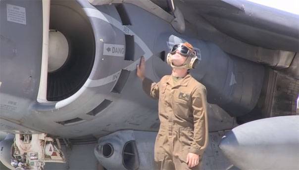 В США упал штурмовик AV-8B Harrier