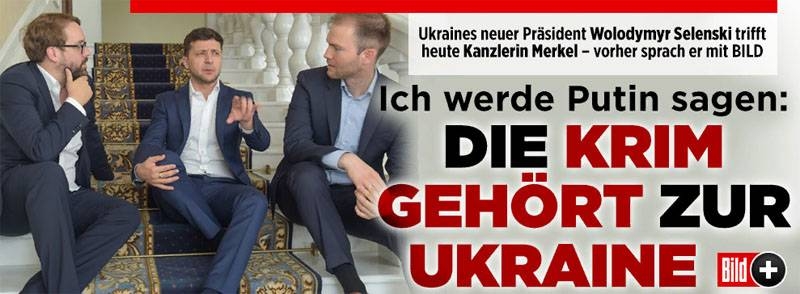 Зеленский: Я скажу Путину, что Крым принадлежит Украине