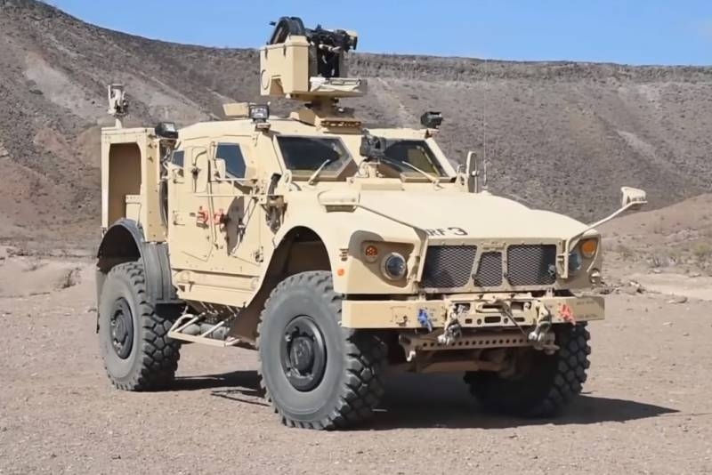 Хуситы показали уничтожение Oshkosh M-ATV из советского ДШКМ