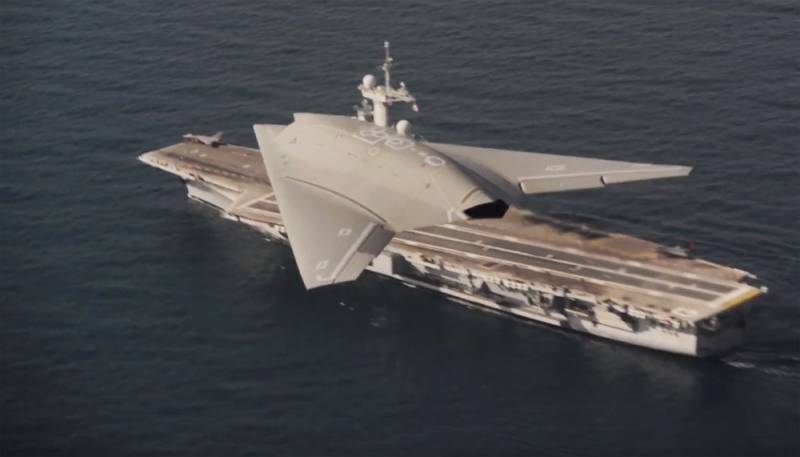 Продемонстрирован полёт БПЛА Dassault nEUROn над авианосцем "Шарль де Голль"