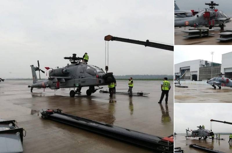 В Индию доставлены первые четыре вертолёта AH-64E Apache