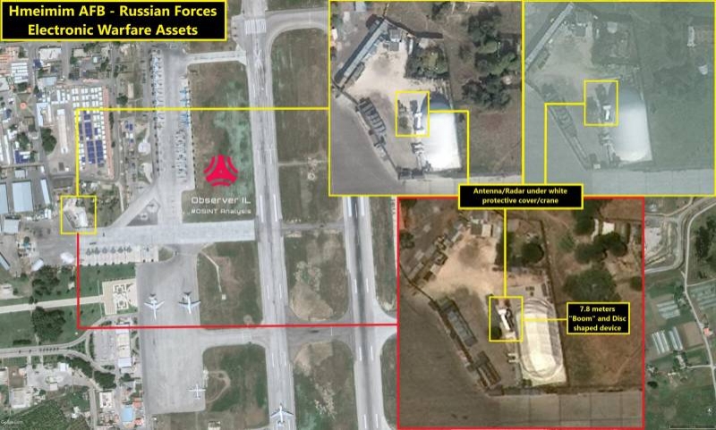 Опубликованы спутниковые снимки с изображением РЛС "Подлёт-К1" на "Хмеймиме"