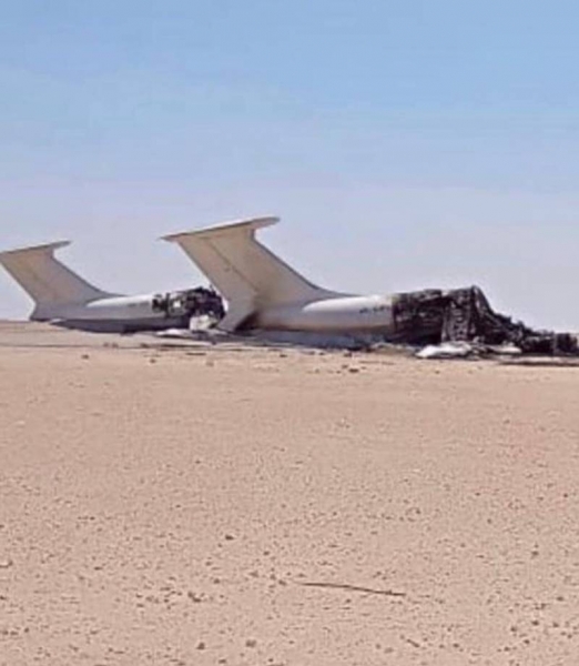 Сообщается об уничтожении двух украинских Ил-76 в Ливии